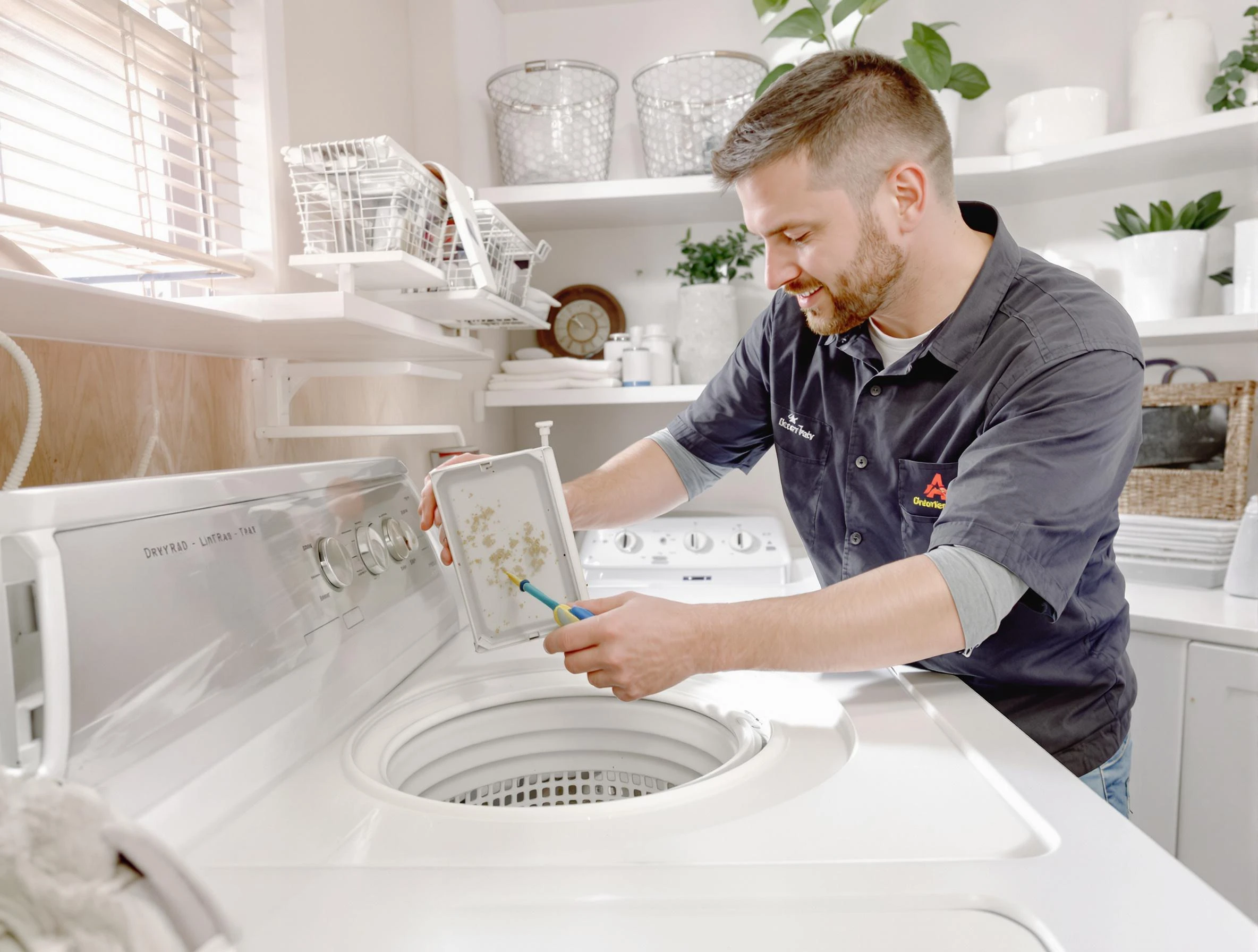Cleaning Dryer Lint Trap in Butler, PA